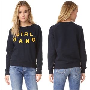 ELEVEN PARIS Girl Gang Sweatshirt Pullover blue S